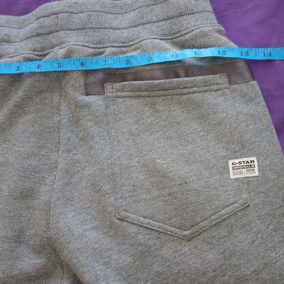 G-Star Tapered Cropped Grey Size Small Sweatpants *New with Tags* - Picture 11 of 15